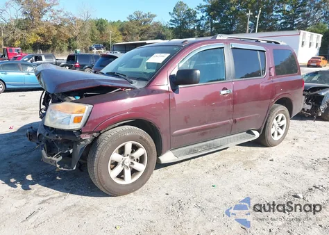 2014 Nissan Armada Platinum/Sl/Sv from USA, damaged, VIN 5N1BA0ND4EN607283